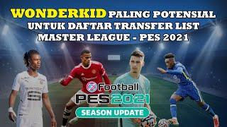 WONDERKID TERBAIK UNTUK DIBELI KALAU MAIN MASTER LEAGUE - PES 2021