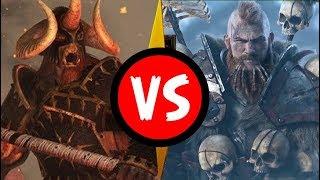 Вульфрик Странник VS Холек Солнцеед | Тесты Total War: Warhammer