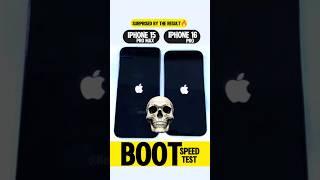 iPhone 15 ProMax vs iPhone 16 Pro - Boot Speed Battle!#iphone16pro #iphone15promax #battery #short