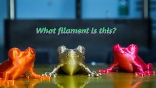 ▼ Determining the settings for your filament if you don't know