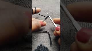 Crochet Black Woolen Bracelet #diy