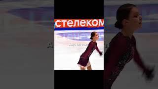 There’s no friends in sport  #figureskating #annashcherbakova #alexandratrusova #olympicgames