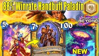 Best Paladin Deck To Craft With Over 88% Winrate Rank Legend At The Great Dark Beyond | Hearthstone