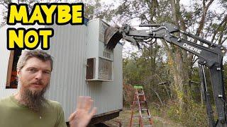 Changed My Mind... Big Heavy HVAC Unit - Mini Mobile Makeover