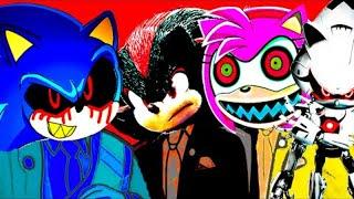 FLIPBOOK | GOOD SONIC EXE & SCARY SHADOW EXE & AMY EXE & METAL SONIC EXE - FlipBook