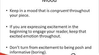 How to Write Better - Mood