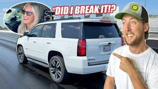 My Wife's Supercharged Tahoe Hits the Drag Strip! + Leroy Repair/Update!
