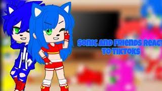 Sonic and friends react to tiktoks (gacha club) Sonic and Sonica