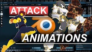 Blender 2.8 Attack Animations In 2 Minutes! (Captain Falcon's Knee)