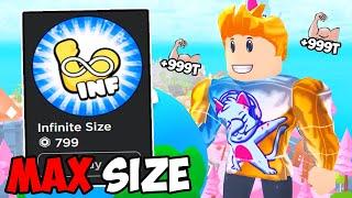 Buying Infinite Size Gamepass In Roblox Muscle Lifting Simulator