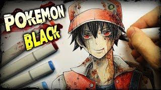 Pokemon Creepypasta - Creepy Black Version (Anime Drawing + Horror Story)