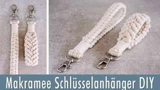 Makramee Schlüsselanhänger mit Schlaufe  I DIY I auch für Anfänger