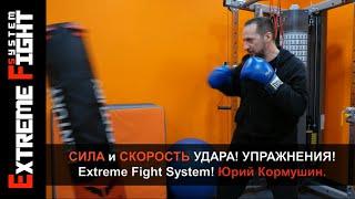 СИЛА и СКОРОСТЬ УДАРА! Упражнения! Extreme Fight System! Юрий Кормушин