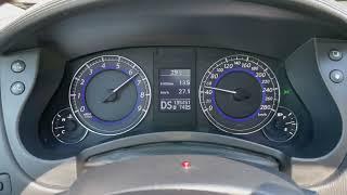 Infiniti EX25 2013 V6 222 hp 7AT Acceleration 0-100 km/h