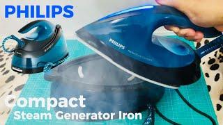 How to Use Philips Compact Steam Generator Iron GC7846 7800 7808 | Perfect Care | 2x More Steam