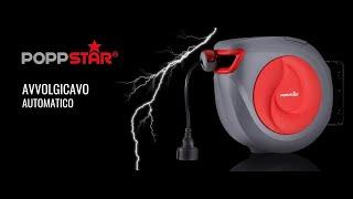 Poppstar - Avvolgicavo Elettrico Automatico per il Montaggio a Parete e a Muro (2500W, IP20)