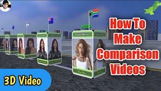 How To Make Comparison Videos | Data Comparison Videos