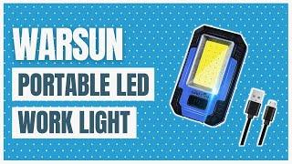 WARSUN Portable LED Rechargeable Work Light