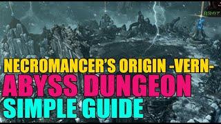 Necromancer's Origin Abyss Dungeon Guide (Vern) 3 Gunlancer 1 Blade Walkthrough Lost Ark