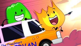 BFDI: Firey and Gelatin Steal a Van