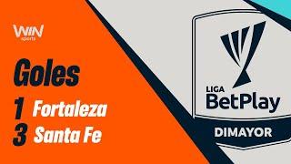 Fortaleza vs. Santa Fe (goles) | Liga BetPlay Dimayor 2024-2 | Fecha 11