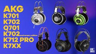 Детальный обзор и сравнение AKG K701, K702, Q701, K702 65th AE, K712 PRO и K7XX