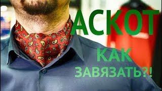 Шейный платок | Галстук Аскот | Как завязать