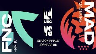 FNATIC VS MAD LIONS KOI - MAPA 5 - SEASON FINALS - JORNADA 6 - LEC - VERANO 2024 - LEAGUE OF LEGENDS