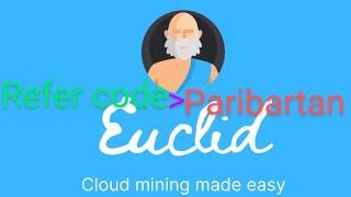 new Airdro Euclid mining app # EUC FREE