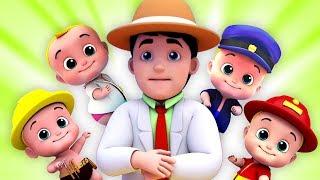 Fünf kleine Babys | Kinderreime für Kinder auf Deutsch | Five Little Babies