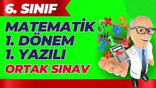 6. Sınıf Matematik 1. Dönem 1. Yazılı 2024