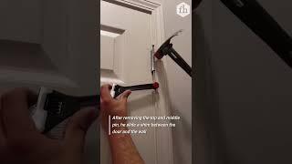 This is a Genius Way to Fix a Sticking Door #Shorts #StickingDoor #DIY #Homeowner #SimpleFixes