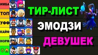  Тир-Лист ЭМОДЗИ С ДЕВУШКАМИ / Clash Royale