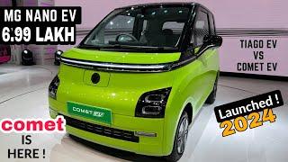 Mg Comet Now Under ₹6.99 Lakh in IndiaNew Ev Car Launch Small Size 2024 !!