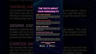 THE TRUTH ABOUT YOUR PERSONALITY #astrology #zodiacsigns