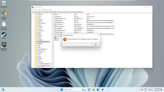 Fix Error Writing The Value's New Contents On Registry