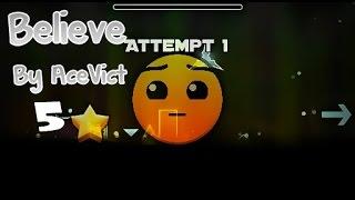 RANDOM DAILY LEVEL - Geometry Dash 2.1 - Believe by AceVict