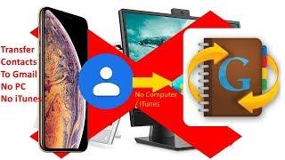 How to Transfer Contacts from iPhone to Gmail without Computer: 2022 on 13 Pro Max,XR,XS max