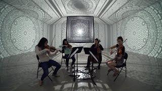 Shepherd School of Music string quartet performs 'The Named Angels' in Rice Gallery