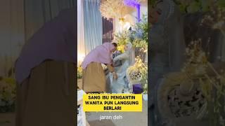 pengantin wanita kesurupan ‼️‼️ #kesurupan #pengantinviral #nikah #manten #pengantin #shorts