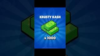 FREE KRUSTY KASHBrawl Stars #shorts #brawlstars #spongebob #brawlstarsgiveaway #giftedbysupercell