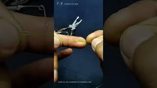 How to tie a sinker to fishing line