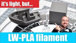 Light Weight PLA filament - The colorFabb LW-PLA #3dprinting