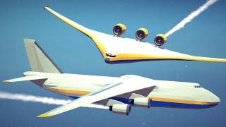 An-124 vs Boeing 797 Blended Wing Body | Besiege