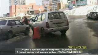 ДТП в Туле 06.03.14г. (возле ГИПЕРСПАРА и на Кауля)