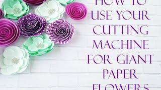 How to upload Giant Paper Flower SVGs to Cricut Design Space-
