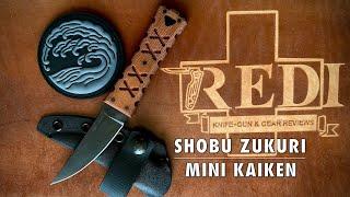 Williams Blade Design Shobu Zukuri Mini Kaiken Overview - With VANADIS 4 Extra Steel!