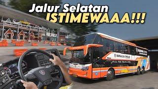 BUS PREMIUM DI JALUR SELATAN?? PATEN ATAU SEMENTARA? Rosalia Indah "Tronton" Scania K410CB Terbaru