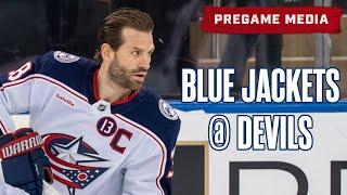 Metro Showdown in New Jersey!  Blue Jackets End Road trip Against the Devils! | Pregame Media