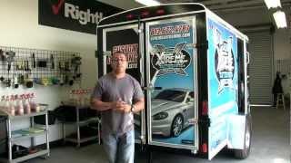 9800 Mobile Auto Detailing Trailer  with Rightlook's Daniel Baza